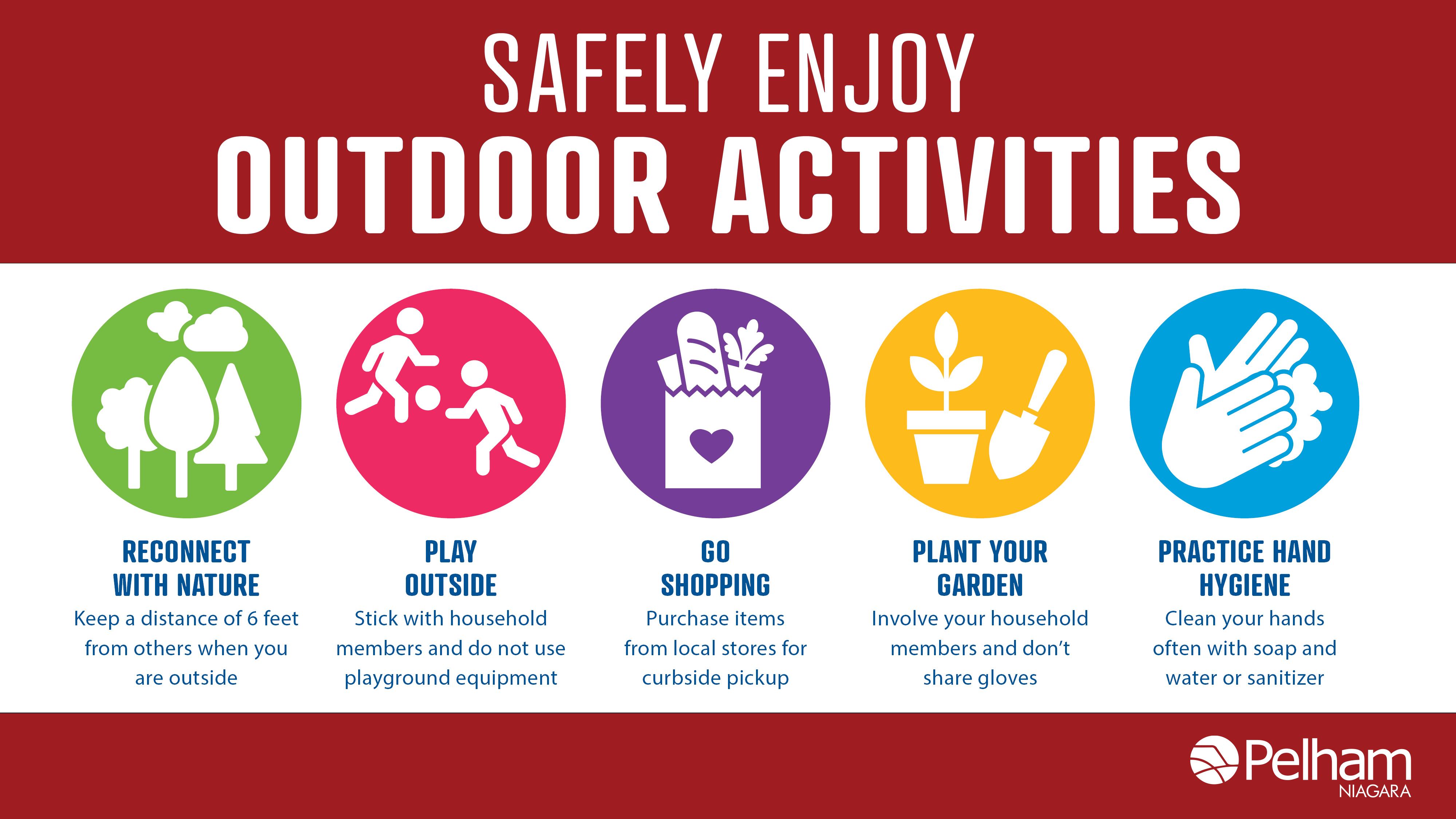 safe outdoor activities poster
