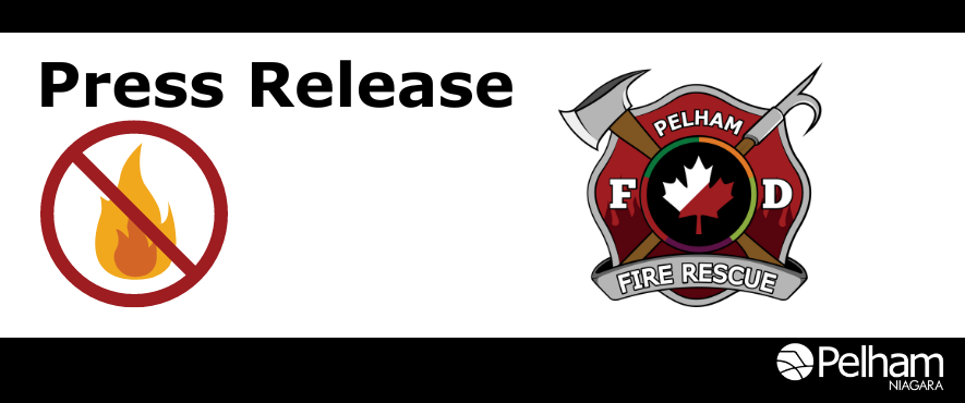 Burn Ban with image of fire hall crest