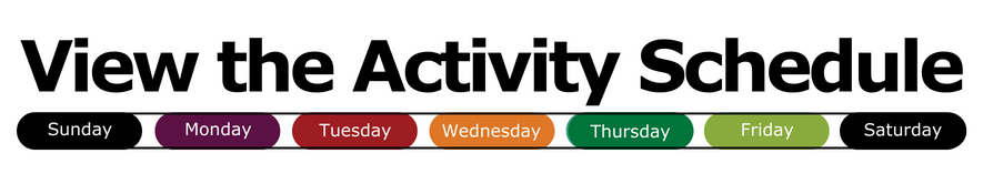 View the activity schedule