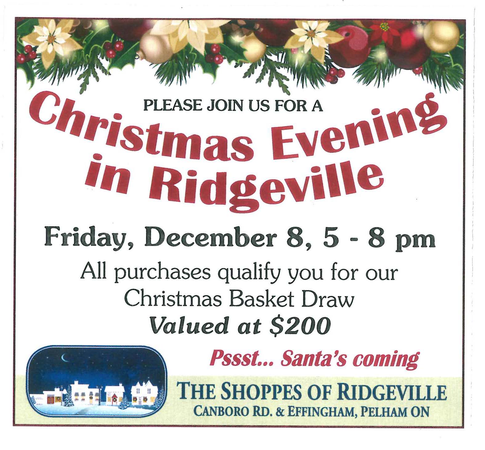 Christmas Evening in Ridgeville