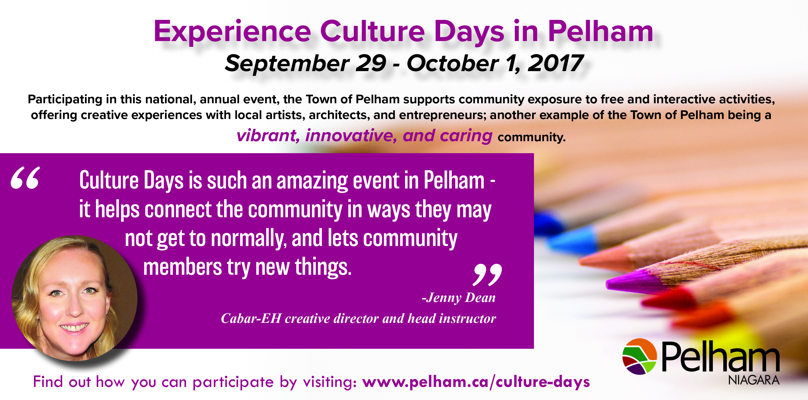 Culture Days ad - the voice of pelham - september 27