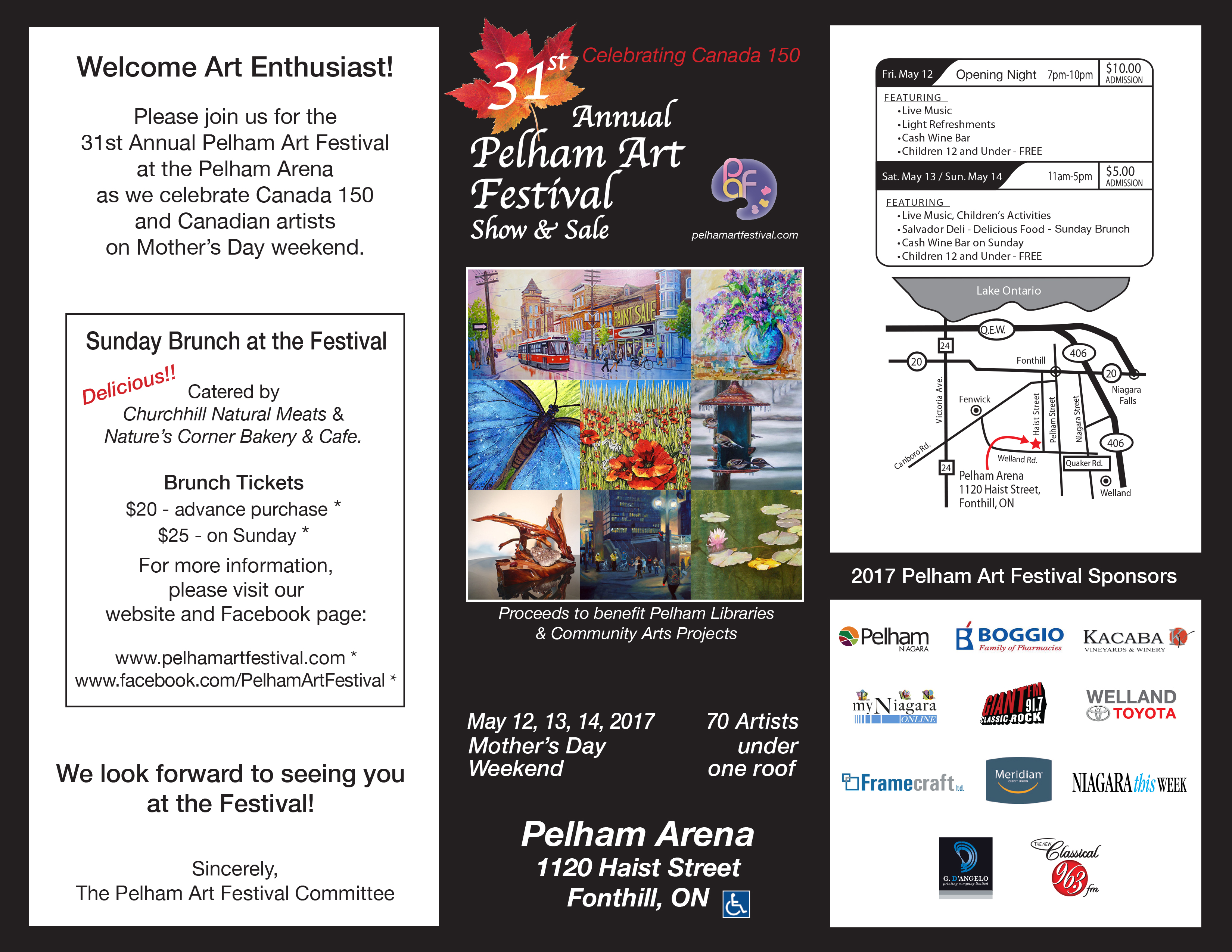 Invitation to the 2017 Pelham Art Festival