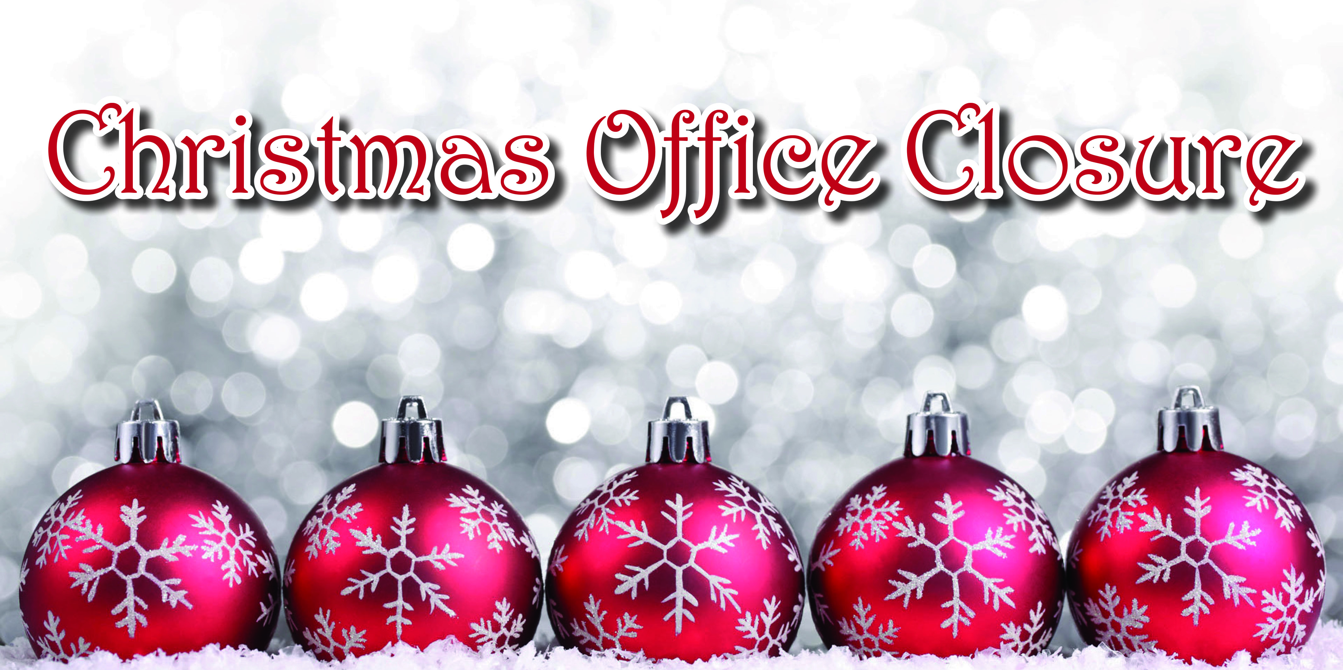 christmas office closure