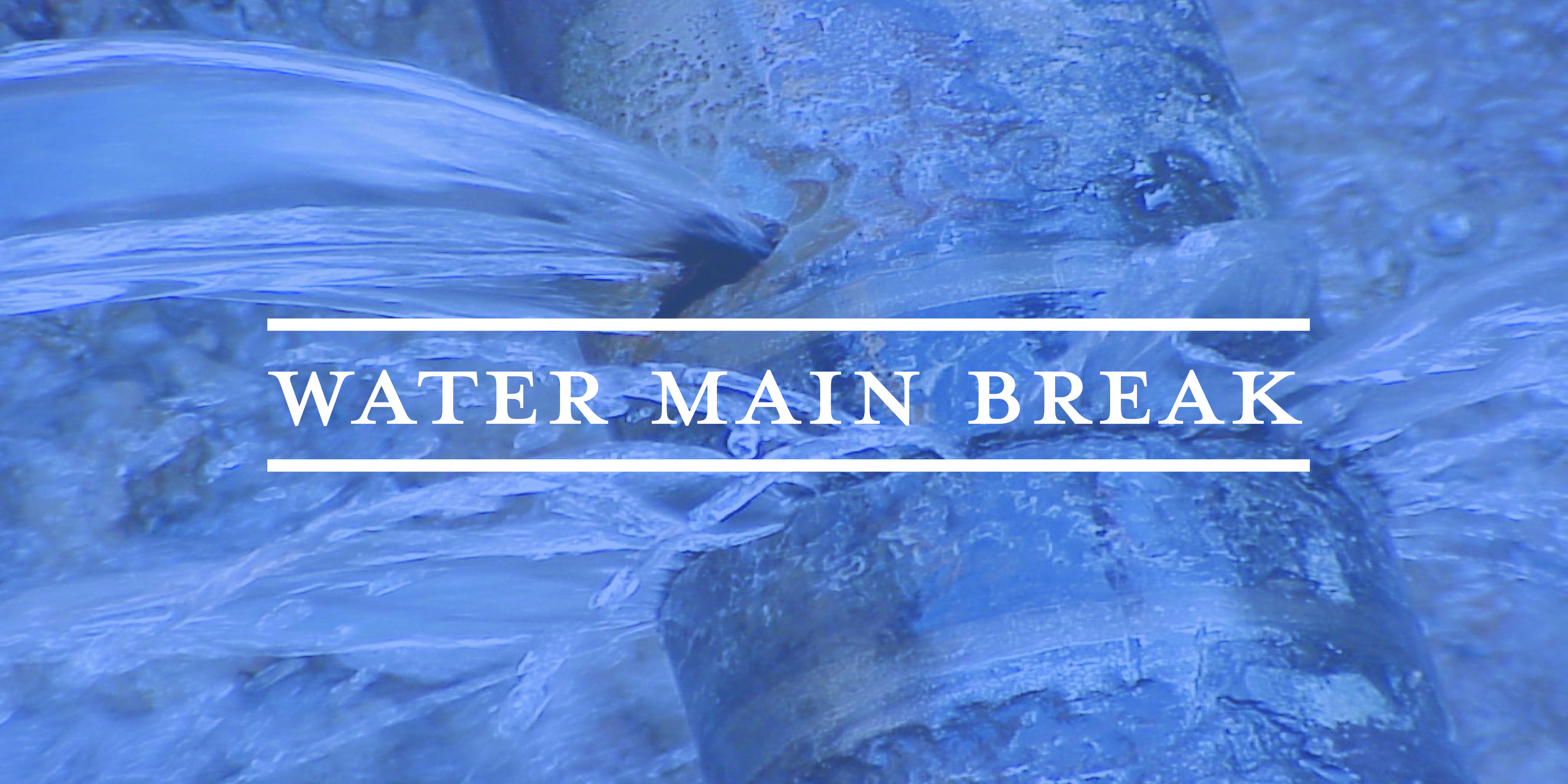 water main break